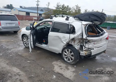 2014 Mitsubishi Outlander Sport Es from USA, damaged, VIN 4A4AP3AU4EE011895